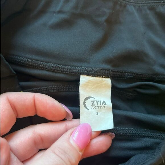 ZYIA LNT Neon Tape Leggings Size 2 - Picture 5 of 8